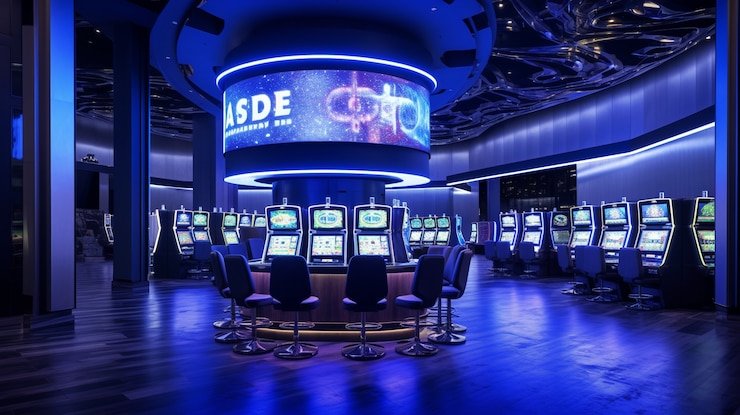 BandarQ game interface showing domino tiles and betting controls on mobile screen
